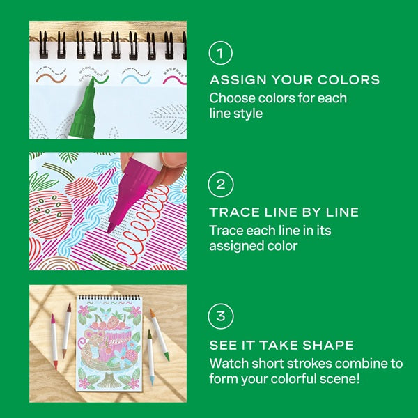 Lifelines FlowArt® Trace-by-Line Woodland Whimsy