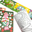Foil-tastic Foil Art & Coloring Set - Awesome Animals - 12 Pages 24 Foil Sheets