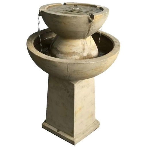 Classic Home & Garden Yorkshire Water Fountain, Antique Stone
