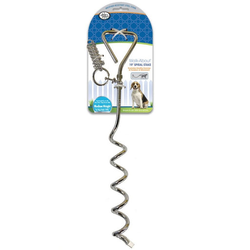 Four Paws Walk-About 19" Spiral Tie-Out Stake