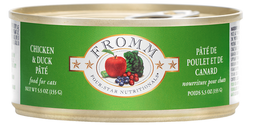 Fromm Four-Star Chicken & Duck Pate Cat 3oz - 12 pack