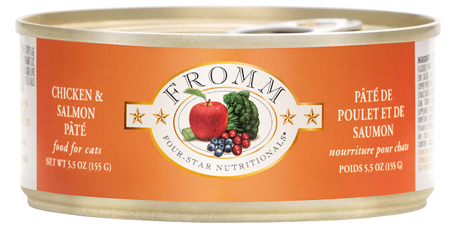 Fromm Four-Star Chicken & Salmon Pate Cat 3oz - 12 pack