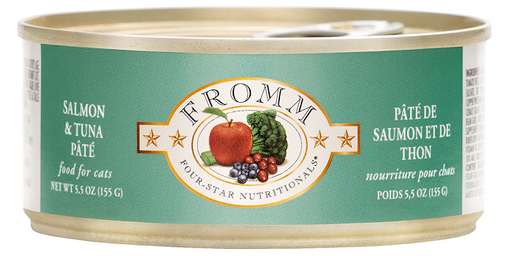 Fromm Four-Star Salmon & Tuna Pate Cat 3oz - 12 pack