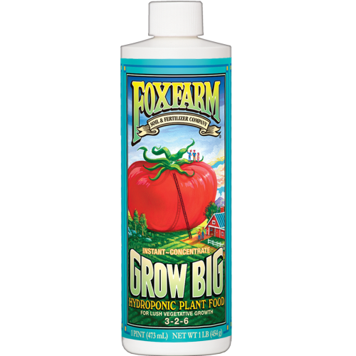 FoxFarm Grow Big® Hydroponic Liquid Plant Food, 16 oz.