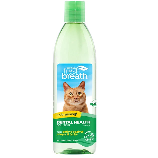 TropiClean Fresh Breath Dental Health Solution for Cats