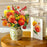 FreshCut Paper Pop Up Mini Sunrise Dahlia 3D Greeting Card