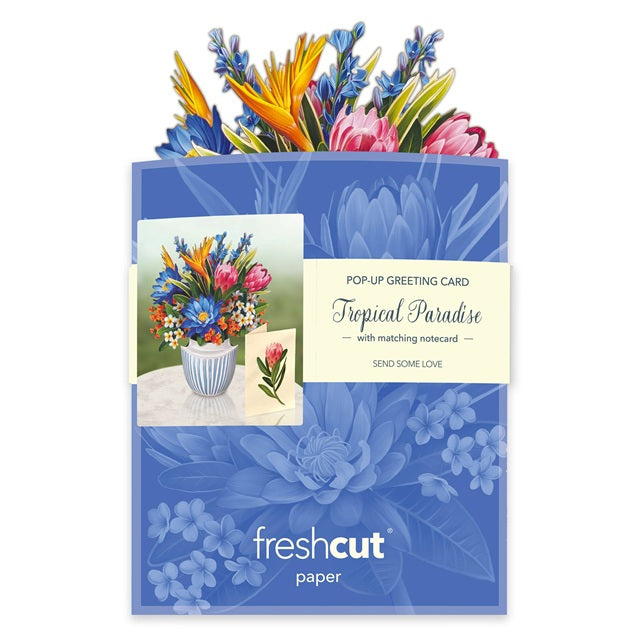 Mini Tropical Paradise (10 Pop-up Greeting Cards)