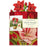 FreshCut Paper Pop Up Mini Christmas Scarlet Amaryllis 3D Greeting Card