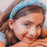 Chunky Puffy Sprinkles Headband, Light Blue