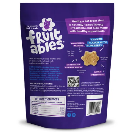 Fruitables Chicken Blueberry Cat Treats 2.5 oz