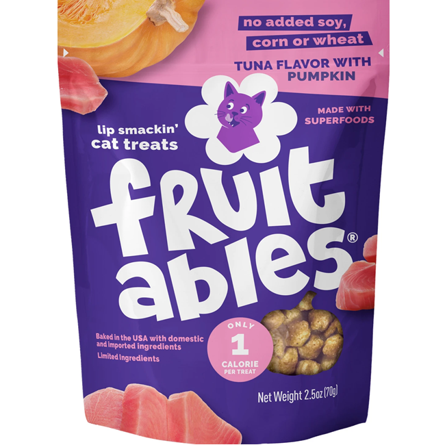 Fruitables Tuna Pumpkin Cat Treats 2.5 oz
