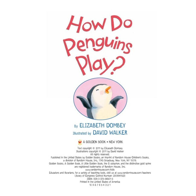 How Do Penguins Play? Little Golden Book by Diane Muldrow