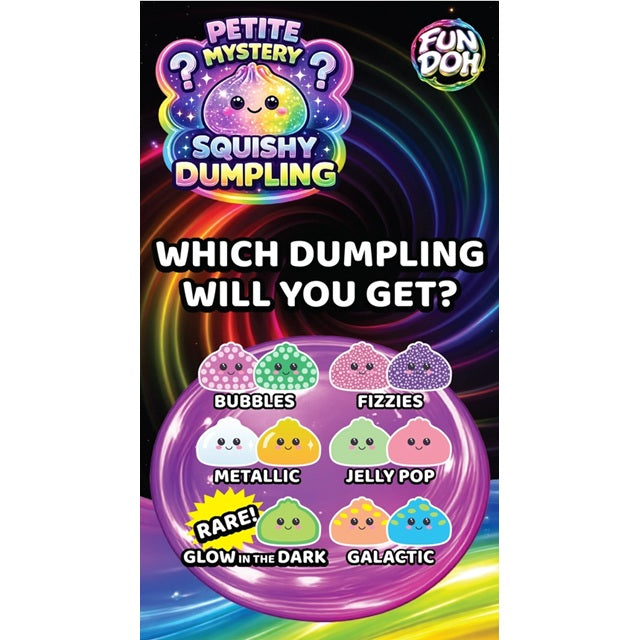Fun Doh Petite (Mini) 2.5" Mystery Dumpling Squishy Toy