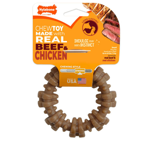 Nylabone Strong Chew Textured Ring Small