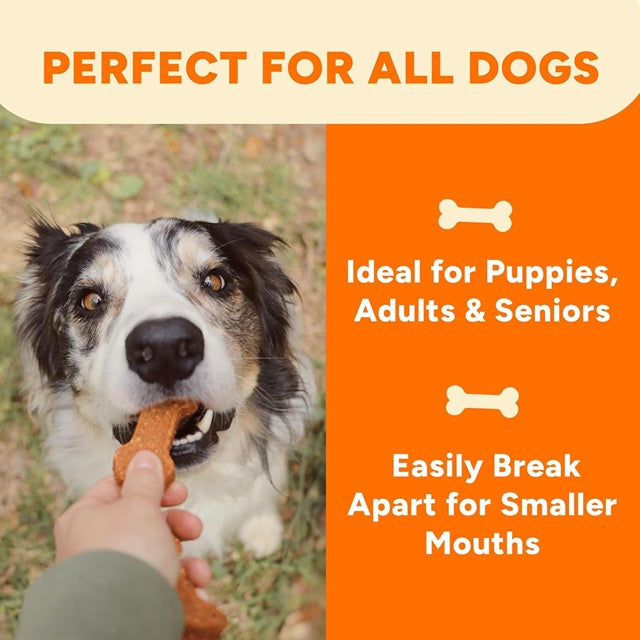 Gaines Family Farmstead Sweet Potato Bones Single-Ingredient Chewy Dog Treats, 14oz