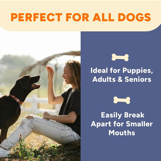 Gaines Family Farmstead Sweet Potato & Pumpkin Bones Limited Ingredient Chewy Dog Treats, 6oz