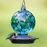 EcoCycle™ Garden Globe Handblown Recycled Glass Hummingbird Feeder