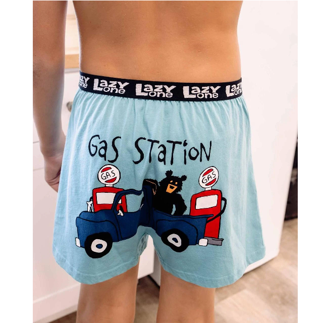 LazyOne Gas Station Kid Boxer