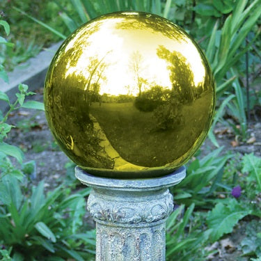 Echo Valley 10 in. Gazing Globe Gold