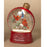 Lighted Holiday Spinning Water Globe Cardinal Ornament Design 6.75in