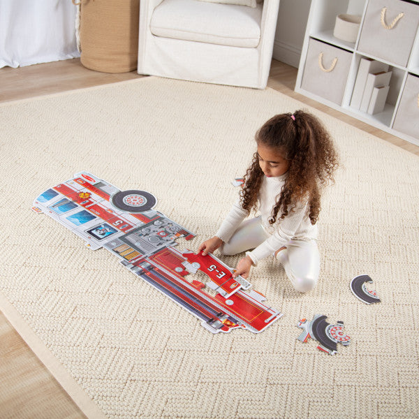 Melissa & Doug Giant Fire Truck 24pcs Floor Puzzle