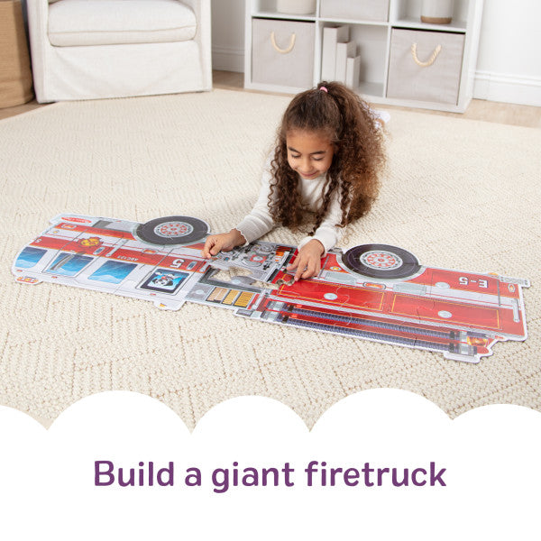 Melissa & Doug Giant Fire Truck 24pcs Floor Puzzle
