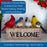 Backyard Birds Welcome Statue