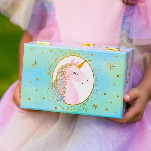 Whimsical Unicorn Musical Jewelry Box