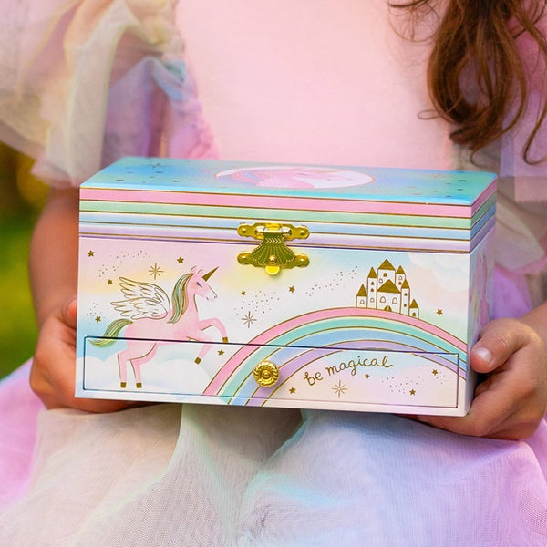 Whimsical Unicorn Musical Jewelry Box — Ellington Agway