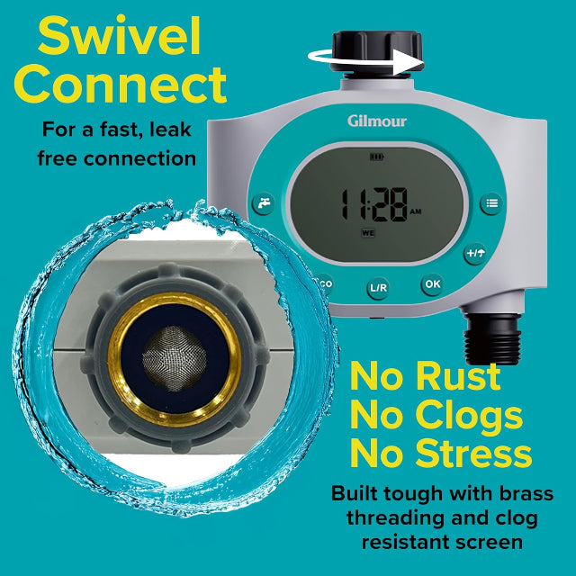 Gilmour Dual Port Electronic Water Timer