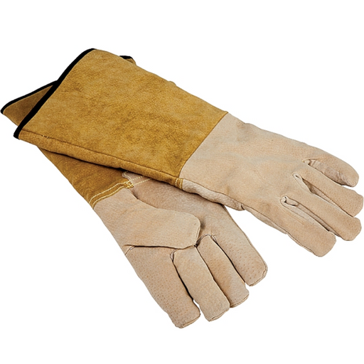 Simple Spaces Hearth Fireplace Gloves 16in Cowhide Leather