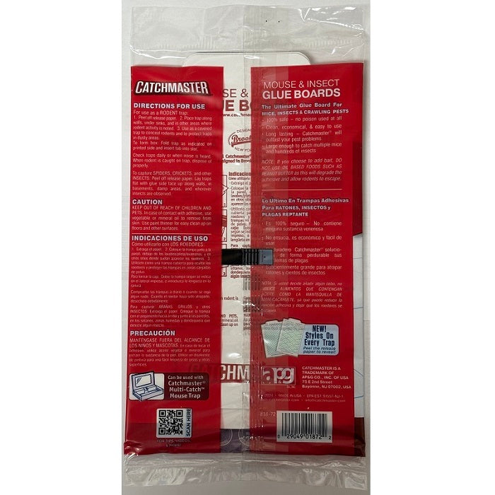 Catchmaster® Mouse & Insect Glue Boards, 4-Pack