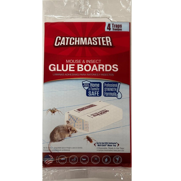 Catchmaster® Mouse & Insect Glue Boards, 4-Pack