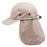 Goldcoast Sunwear Legion Flap Nylon Outdoor Hat, Sand
