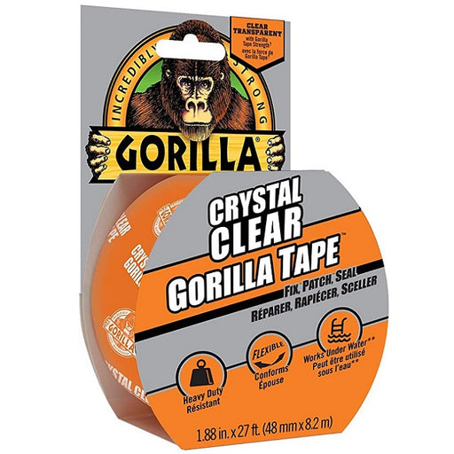 Gorilla Crystal Clear Tape 1.88 in. x 9 yd.