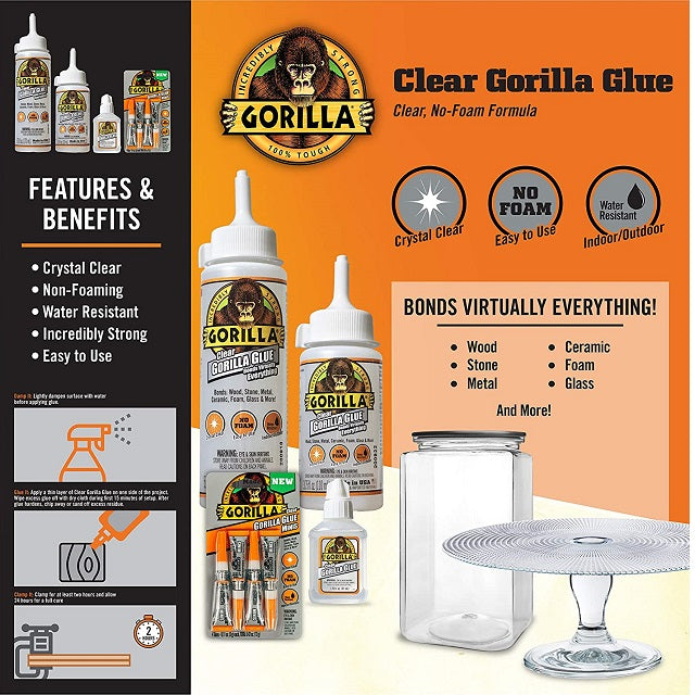 Clear Gorilla Glue 