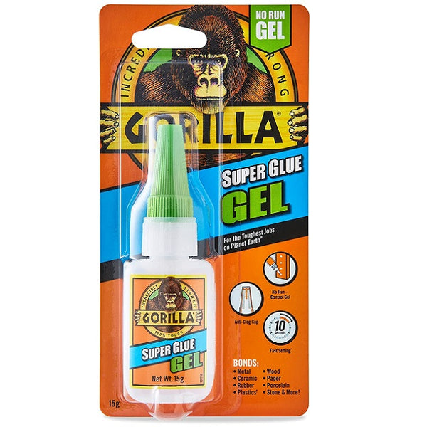 Gorilla 15/20/25g Super Glue Gel Fast Adhesive