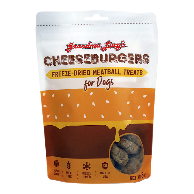 Grandma Lucy's Freeze-Dried Meatballs, Cheeseburger Recipe, 3 oz.