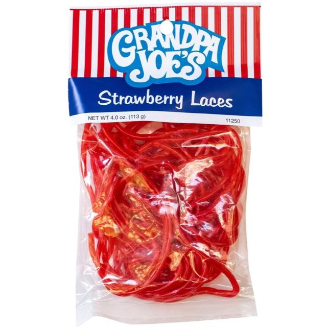 Grandpa Joe's Strawberry Laces 3 oz.