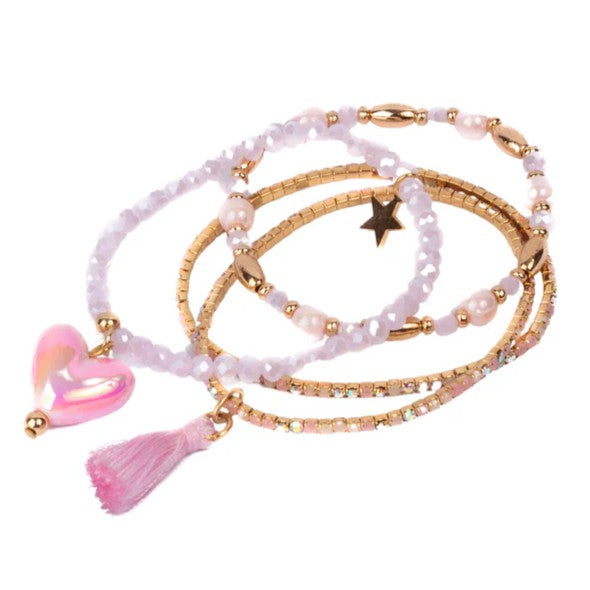 Great Pretenders Boutique Luminescent Love Bracelet Set