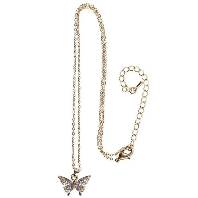 Boutique Butterfly Gem Necklace