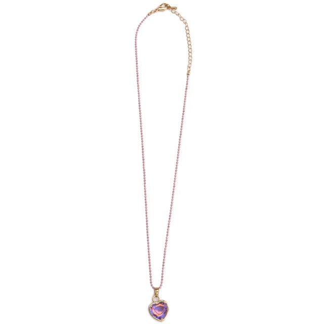 Boutique Chic Lilac Love Necklace