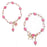 Boutique Pink Crystal Bracelet, Assorted