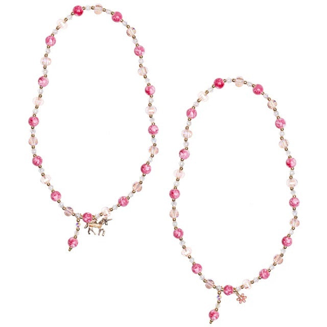 Boutique Pink Crystal Necklace, Assorted