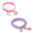 Classic Pretty Pastel Soft Touch 2-Piece Bracelet Set, Assorted