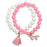 Classic Pretty Pastel Soft Touch 2-Piece Bracelet Set, Assorted