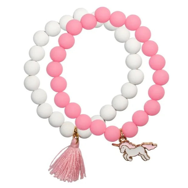 Classic Pretty Pastel Soft Touch 2-Piece Bracelet Set, Assorted