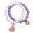 Classic Pretty Pastel Soft Touch 2-Piece Bracelet Set, Assorted