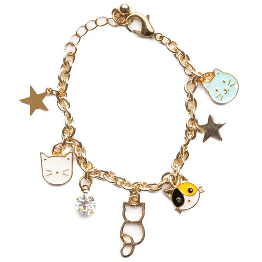 Classic Purr-fectly Charming Cat Charm Bracelet