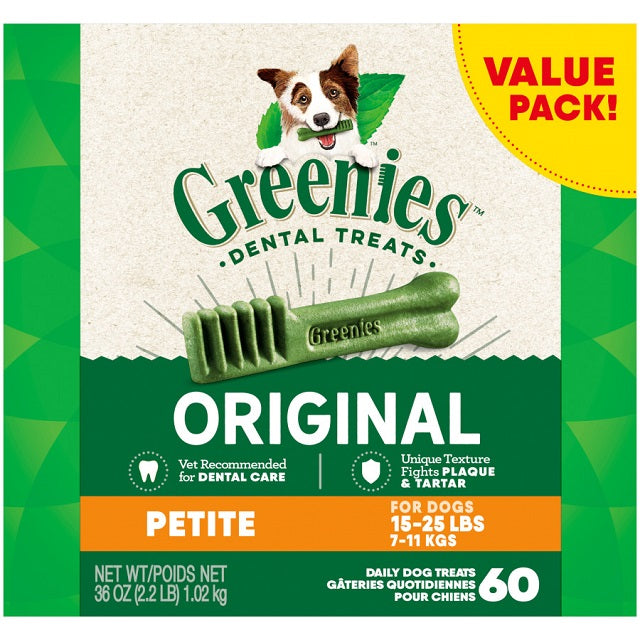 Greenies Original Dental Dog Chews, Petite